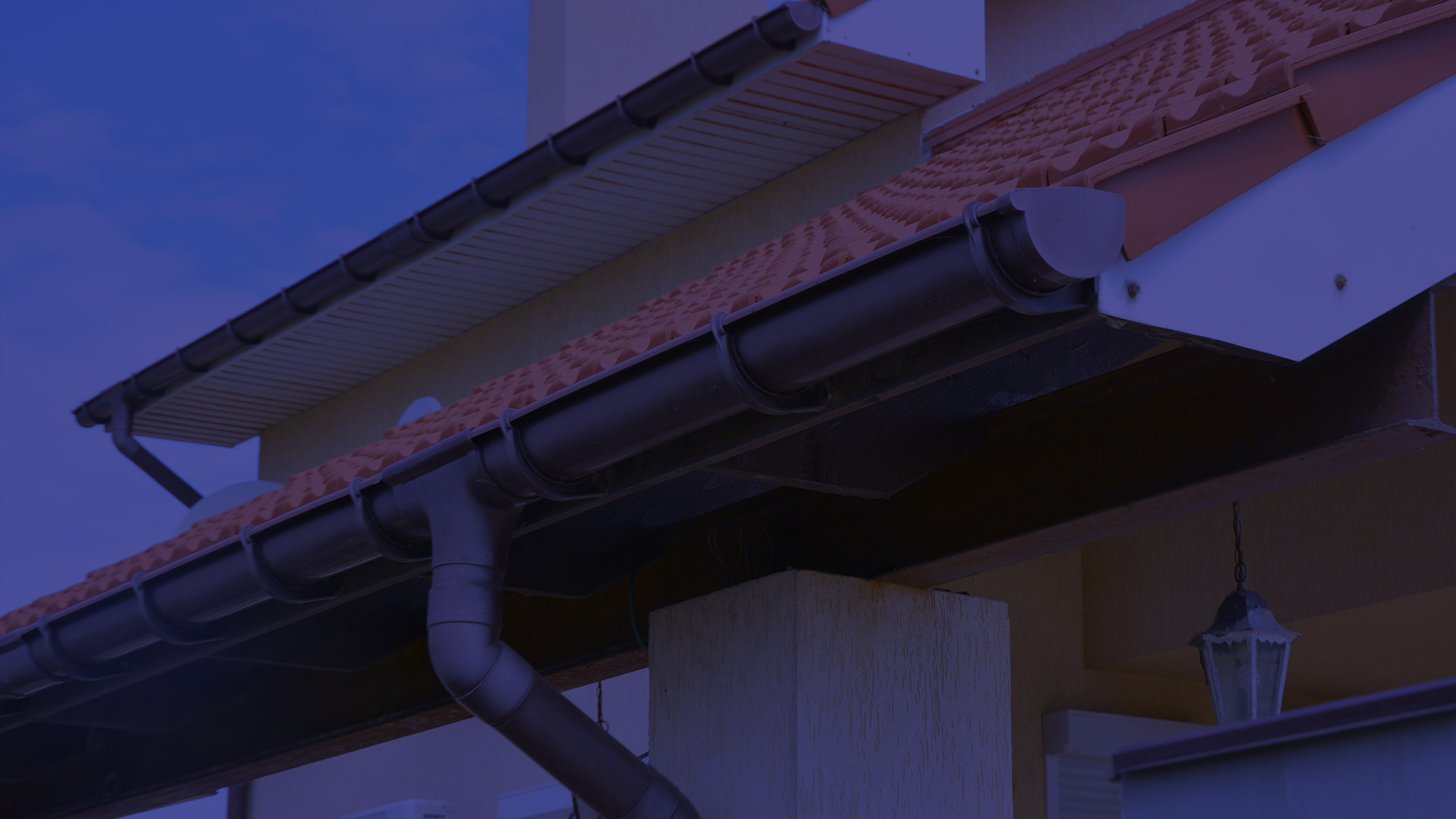newly installed gutter on a house broussard la